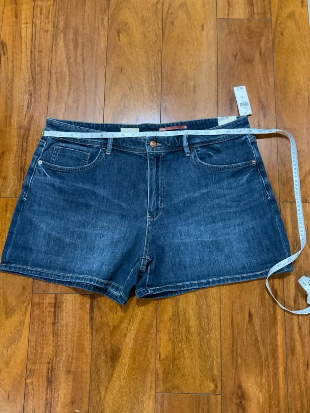 Anthropologie Dark Blue Denim Cutoff Shorts - Picture 1 of 1